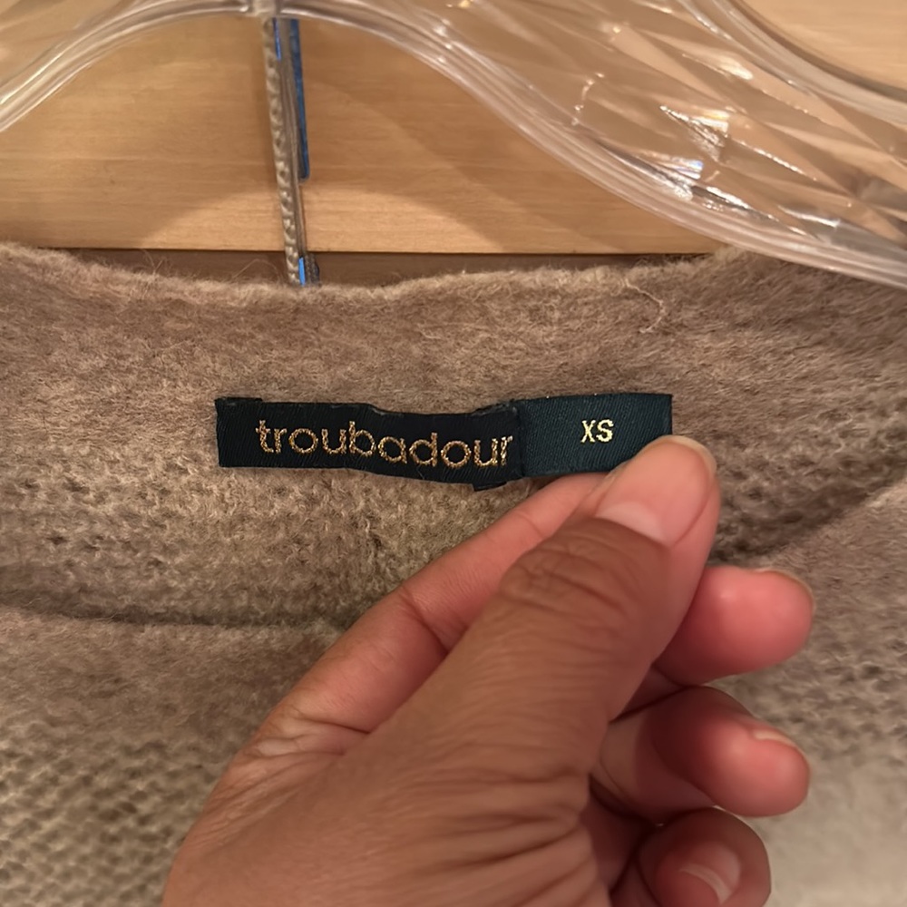 Troubadour for Anthropologie Snow Blossom Wool Sweater/Top - Picture 5 of 7